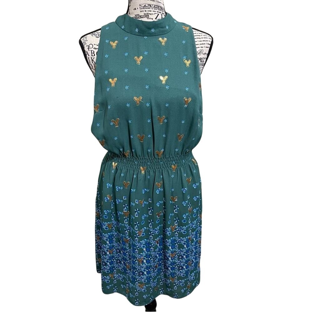 Sachin+Babi Anthropologie halter sleeveless dress sz 4